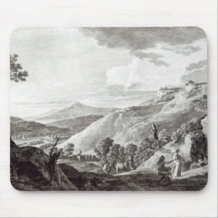 Ansicht von Tarquinia und von Corneto Mousepad