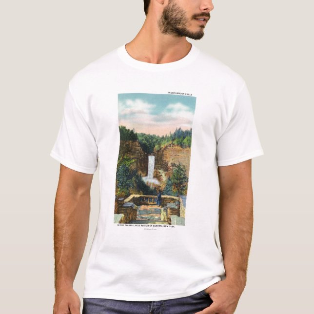 Ansicht von Taughannock fällt # 2 T-Shirt (Vorderseite)