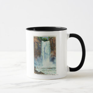 Ansicht von Taughannock fällt von der Unterseite Tasse
