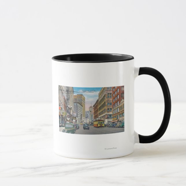 Ansicht von Telegraph AveOakland, CA Tasse (Rechts)