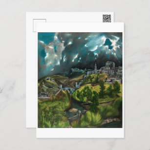 Ansicht von Toledo   El Greco   Postkarte