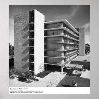 Ansicht von UC San Diego, von Ansel Adams Poster