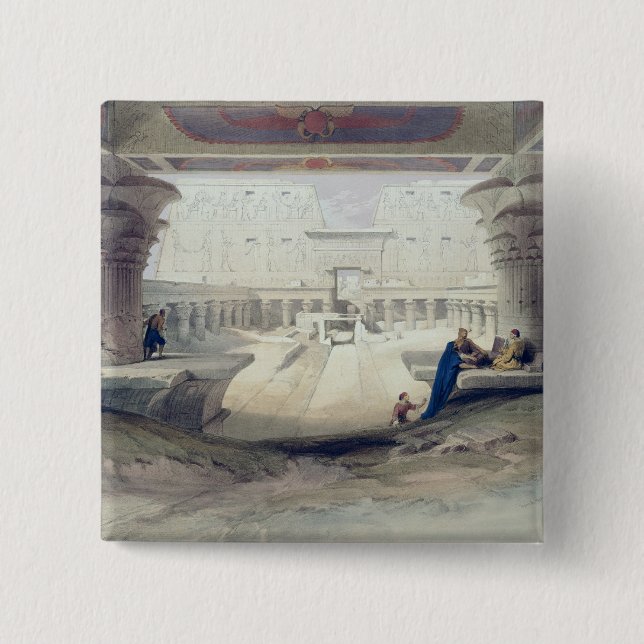 Ansicht von unterhalb des Portico des Tempels von Button (Vorderseite)