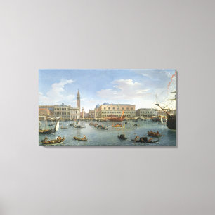Ansicht von Venedig von der Insel von San Giorgio, Leinwanddruck
