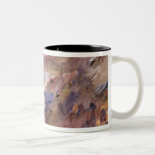 Ansicht von Walchen Lake, 1919 Zweifarbige Tasse