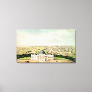 Ansicht von Washington Leinwanddruck