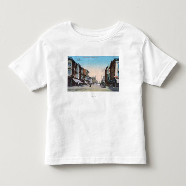 Ansicht von Washington-Straße # von 2Oakland, CA Kleinkind T-shirt (Vorderseite)