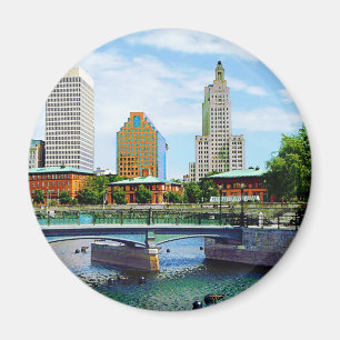 Ansicht von Waterplace Park, Providence, RI Magnet