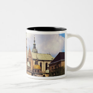 Ansicht von Wawel Kathedrale Zweifarbige Tasse