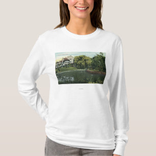 Ansicht von Weide-Teich T-Shirt