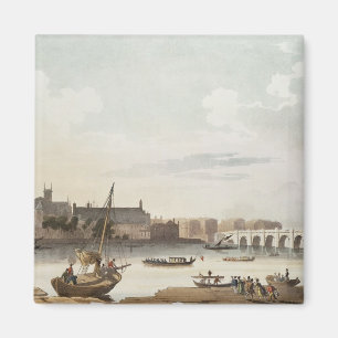 Ansicht von Westminster und von Brücke Magnet