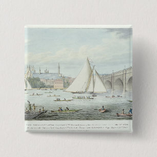 Ansicht von Westminster und von Brücke, mit a Button
