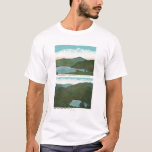 Ansicht von Whiteface Mt vom Signal-Hügel, Herz T-Shirt