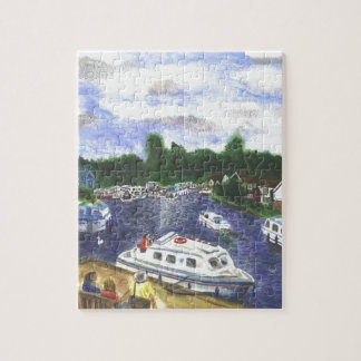 Ansicht von Wroxham Brücke Norfolk Broads