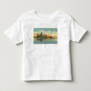 Ansicht von Zavikon Insel Kleinkind T-shirt