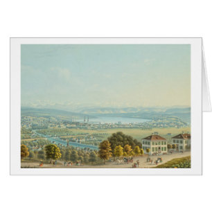 Ansicht von Zürich, c.1840 (w/c)