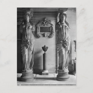 Ansicht von zwei Karikaturen aus der Karyatids' Postkarte