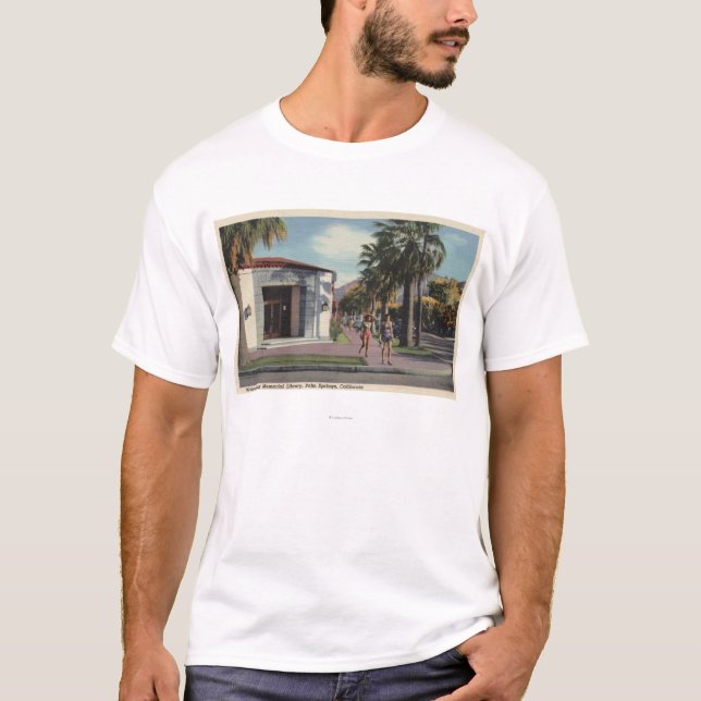 Ansicht Welwood Murray der Denkmal-Bibliothek T-Shirt (Vorderseite)