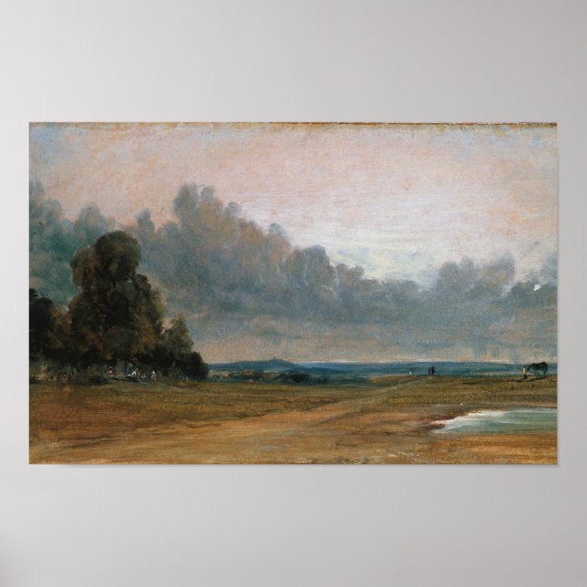 Ansicht zu Hampstead Heath - John Constable Poster (Vorne)