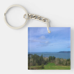 Ansichten aus der Astoria-Spalte, Oregon Schlüsselanhänger