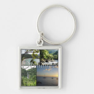 Ansichten des Natur-Insel-Schlüsselanhängers Schlüsselanhänger