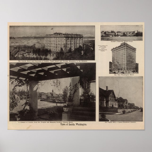 Ansichten, Seattle Poster (Vorne)