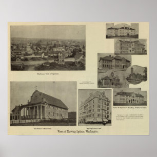 Ansichten, Spokane, Wash Poster