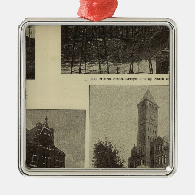 Ansichten, Spokanes Wohlstand Silbernes Ornament (Vorne)