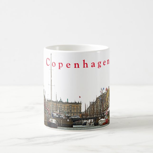 Ansichten von Kopenhagen. Nyhavn. P. 1. Kaffeetasse (Mittel)