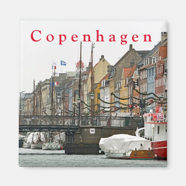 Ansichten von Kopenhagen. Nyhavn. S. 2. Magnet (Vorne)