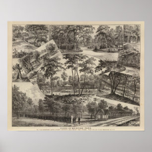 Ansichten von Merriam Park, Kansas Poster