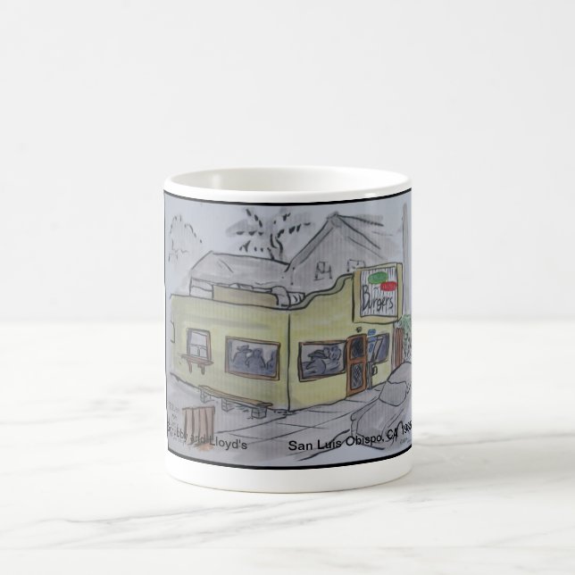 Ansichten von San Luis Obispo, Scrubby und von Kaffeetasse (Mittel)