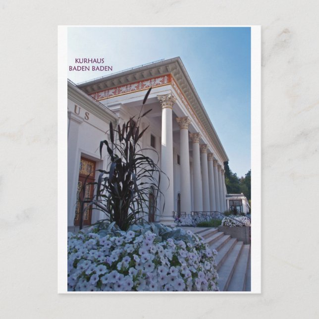 Ansichtskarte Baden-Baden Postkarte (Vorderseite)