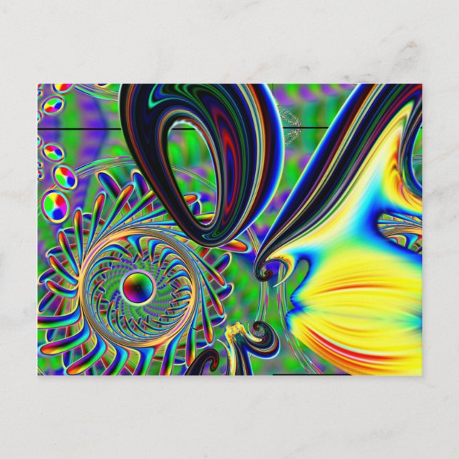 Ansichtskarte für Wasserstoff-Brennstoffzellen Postkarte (Vorderseite)