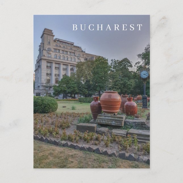 Ansichtskarte zum Bukarest Cismigiu Park Postkarte (Vorderseite)