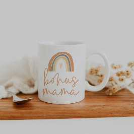 ANSLEY Boho Burnt Orange Rainbow Bonus Mama Kaffeetasse