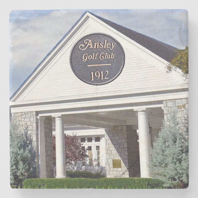 Ansley Golf-Verein, Steinuntersetzer (Vorderseite)