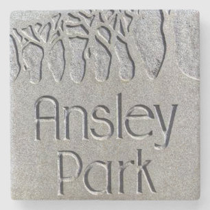 Ansley Park, Atlanta Marble Stone Untersetzer. Steinuntersetzer