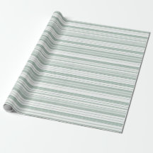 Anson Green Strip Wrapping Paper