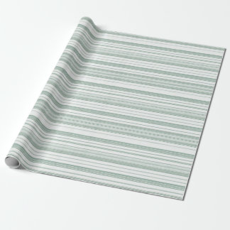 Anson Green Strip Wrapping Paper Geschenkpapier