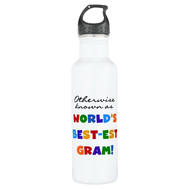 Ansonsten der beste Gram der Welt Trinkflasche (Vorderseite)