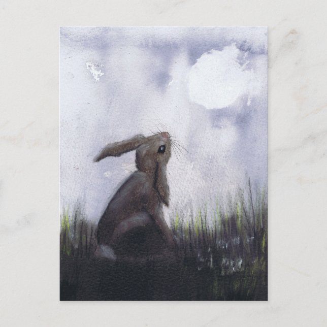ANSPRECHENDE HARE POSTKARTE (Vorderseite)