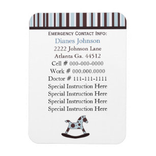 Ansprechpartner: Babysitter Premium Magnet