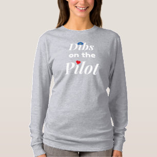 Anspruch auf den Piloten,Luftfahrt,Minimalistisch, T-Shirt
