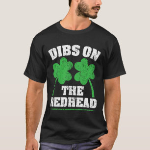 Anspruch auf die Rothaarige Lustiger irischer St. T-Shirt