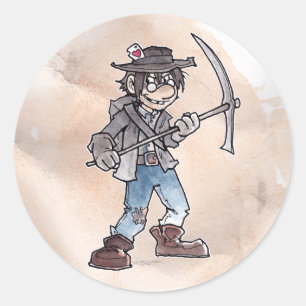 Anspruchs-Pullover Runder Aufkleber