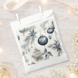 Anspruchsvolle Blue & Gold Weihnachten Geschenktütchen