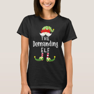 Anspruchsvolle Elf-Gruppen-Weihnachts-Pyjama-Party T-Shirt