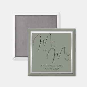 Anspruchsvolle Hochzeit & Silver Wedding Magnet