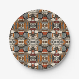 Anspruchsvolle Luxuskaribik Pappteller